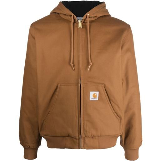 Carhartt WIP giacca con cappuccio - marrone