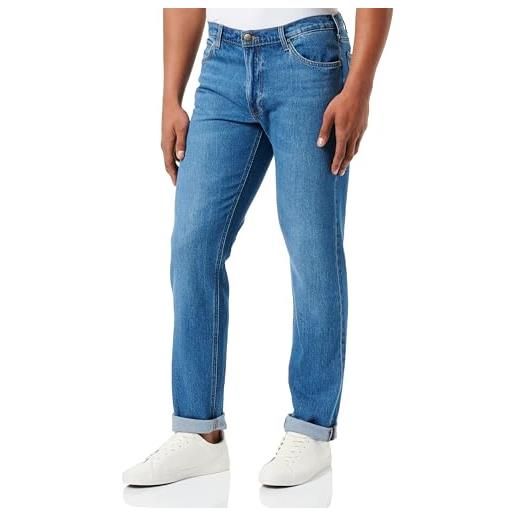 Lee daren l707 zip fly jeans dritto, azure, w40 / l34 uomini