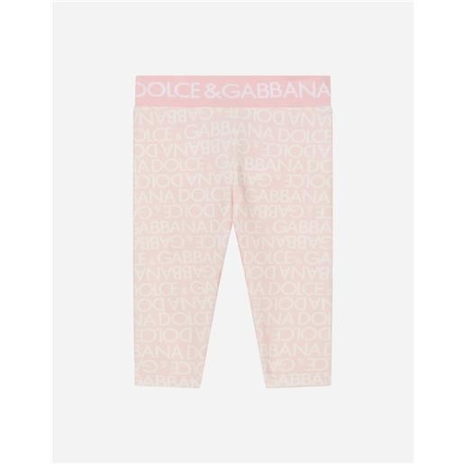 Dolce & Gabbana leggings in interlock stampa logomania