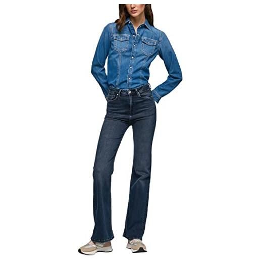 Pepe Jeans willa, jeans donna, blu (denim-cq6), 25w / 32l