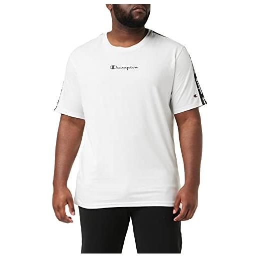 Champion american tape - s-s t-shirt, uomo, bianco, xl