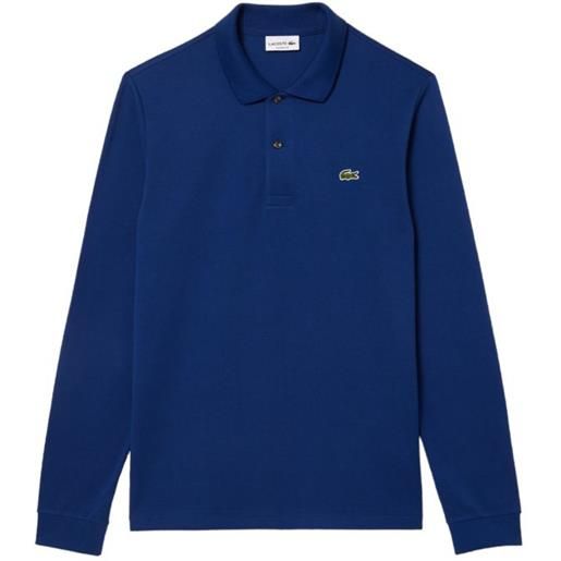 LACOSTE polo classic fit long sleeve uomo night blue