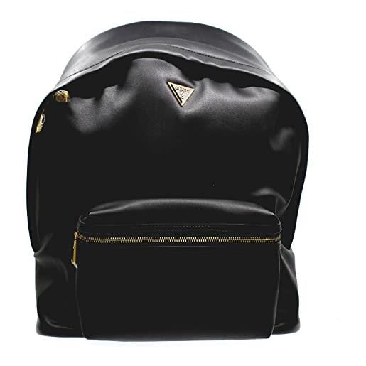 GUESS scala smart compact backpack, borsa donna, black, taglia unica
