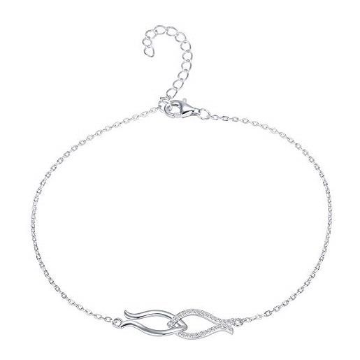 AoedeJ 925 sterling silver charm cavigliere catene bracciali regolabile beach piede cavigliera gioielli per donne (pesci)