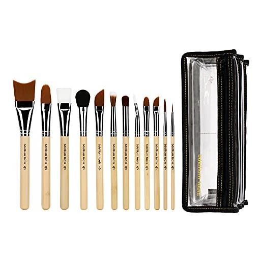 Bdellium Tools professional makeup brush special effects sfx series - 12 pc. Brush set with double pouch (2nd collection) by Bdellium Tools