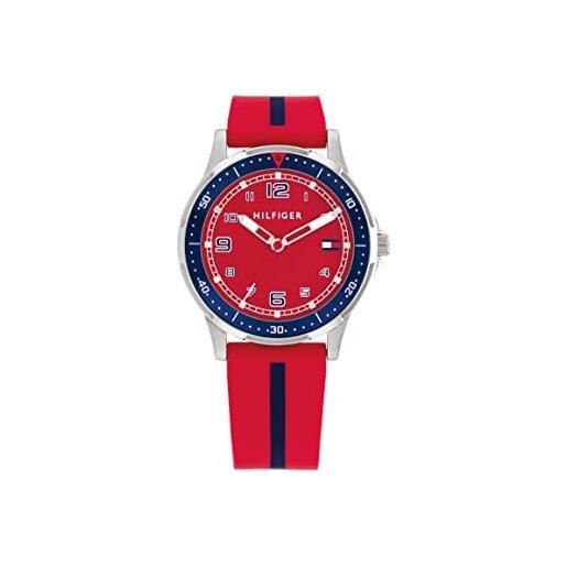 Tommy Hilfiger orologio per ragazzo con cinturino in silicone - 1720035, rosso