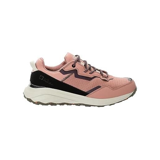 Jack Wolfskin dromoventure low w, scarpe da ginnastica unisex-adulto, wild ginger, 39.5 eu