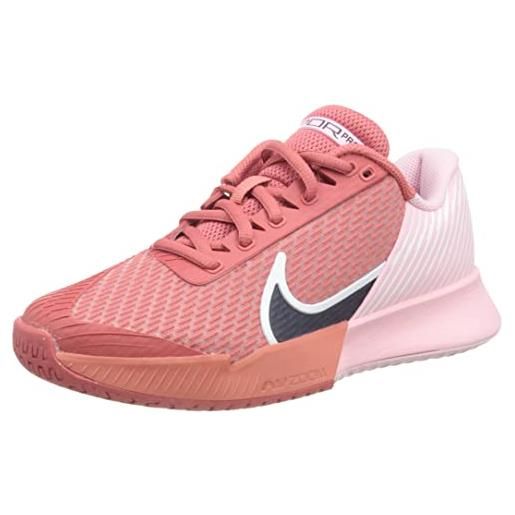 Nike air zoom vaport pro 2 hc, sneaker donna, black/white, 38.5 eu