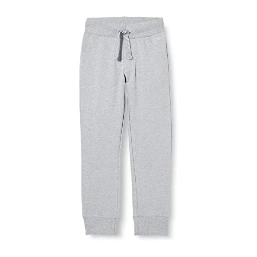 CMP pantaloni lunghi in cotone stretch, bambina, grigio mel, 176