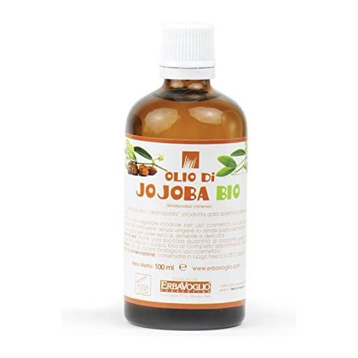 Erbavoglio olio di jojoba - emolliente e idratante - 100 ml