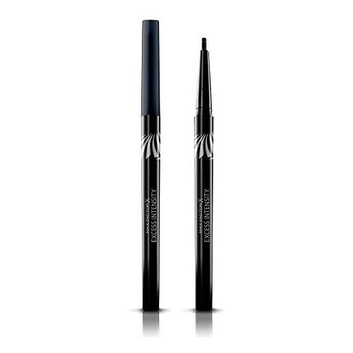 Max Factor - matita occhi automatica excess intensity longwear - eyeliner waterproof tratto preciso - 04 charcoal - 2 g