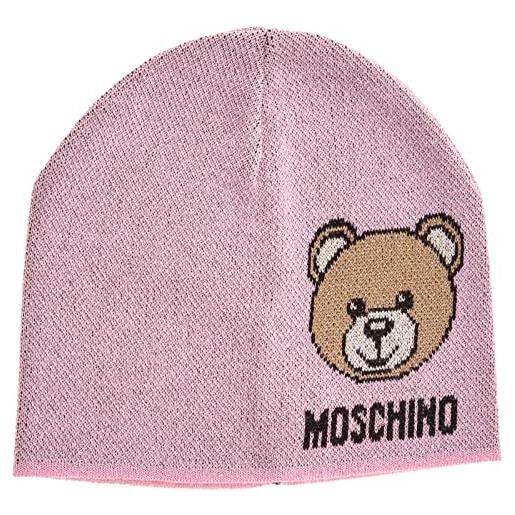 MOSCHINO berretto teddy donna rosa