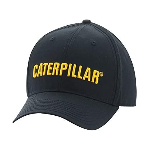 Caterpillar bold print cap, nero , l