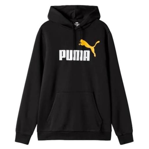 PUMA ess+ 2 col big logo hoodie fl nero black xxl