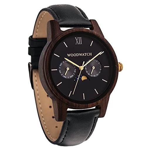 WoodWatch dark forest jet | orologio in legno uomo da polso premium | wood watch for men | orologio in legno uomo da polso premium | wood watch for men | orologio resistente e antispruzzo