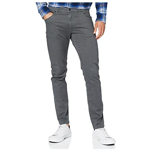 Wrangler larston non denim pantaloni, grigio (smokey blue 37z), 34w / 40l uomo