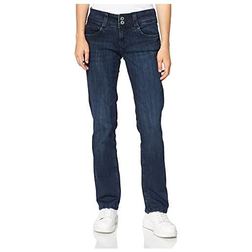 Pepe Jeans gen, jeans donna, blu (denim w02), 26