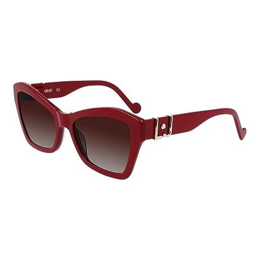 Liu Jo Jeans liu jo lj754s 47505 604 burgundy sunglasses unisex polycarbonate, standard, 56 occhiali, donna