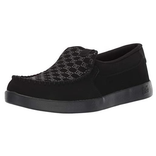DC Shoes villain 2, scarpe da skateboard uomo, nero, 37 eu