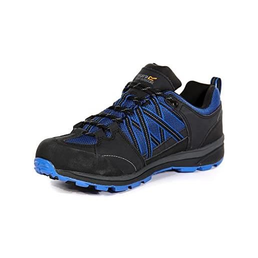 Regatta samaris low ii scarpe da passeggio impermeabili, uomo, blu (oxford blue/ash), 46 eu
