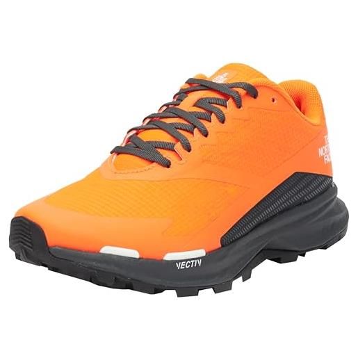 The north face vectiv, scarpe da ginnastica uomo, power orange asfalto taglia, 47 eu