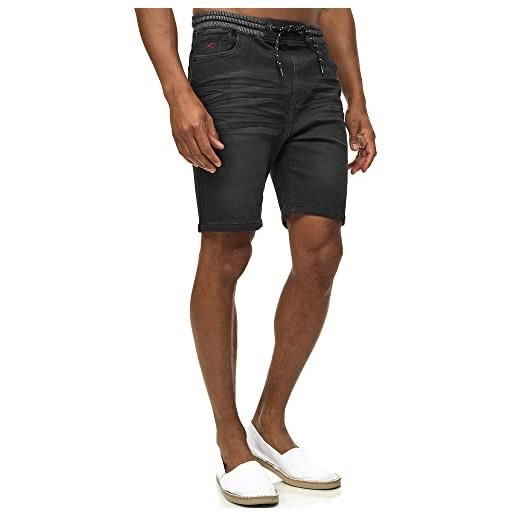 Indicode uomini ettore chino shorts | pantaloncini chino in 98% cotone blue m