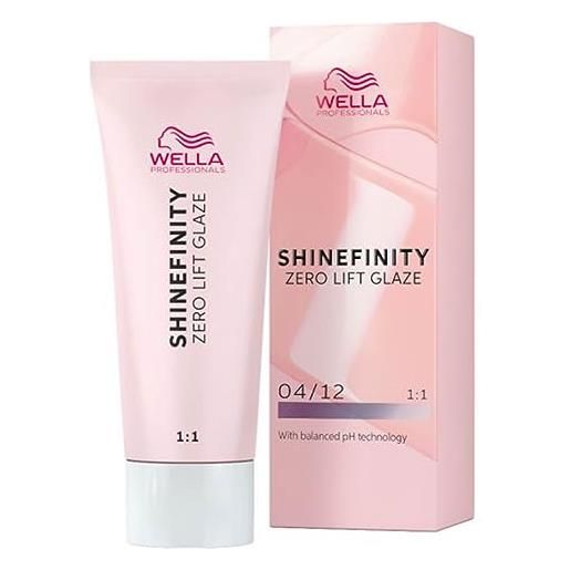 Wella professionals shinefinity 04/12 - cenere di colore marrone medio, opaco, 60 ml