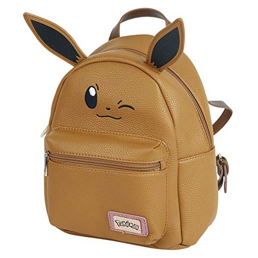 Difuzed sac à dos pokemon evoli premium zainetto per bambini, 41 cm, marrone (marron)