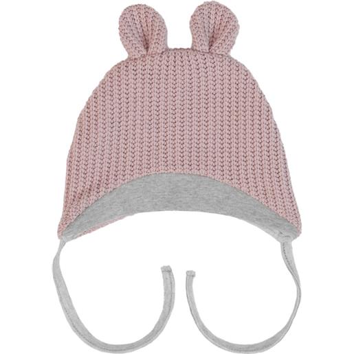 Fs - Baby cappellino neonato in tessuto a maglia rosa