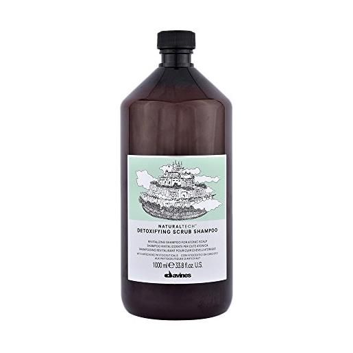Davines naturaltech detoxifying scrub shampoo 1000ml - shampoo rivitalizzante