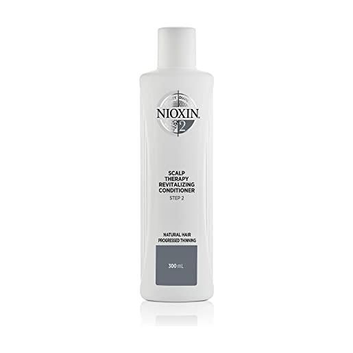 Nioxin Professional nioxin scalp therapy revitalising conditioner sistema 2 | conditioner anticaduta, riduce la caduta dei capelli | per capelli naturali assottigliamento avanzato, 300ml