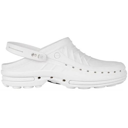Kinemed zoccoli wock clog in gomma monocolore bianco 35/36 1 paio