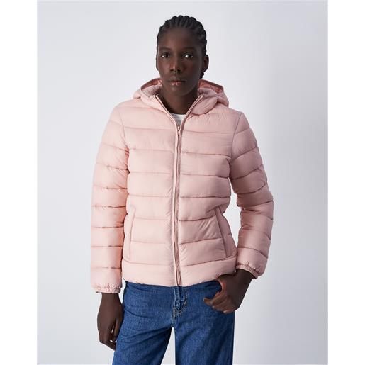 Champion giacca outdoor con cappuccio polyfilled rosa donna