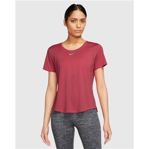 Nike t-shirt dri-fit one rosso donna