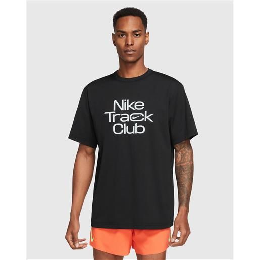 Nike t-shirt dri-fit Nike track club nero uomo