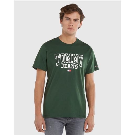 Tommy Hilfiger t-shirt regular entry graphic verde uomo