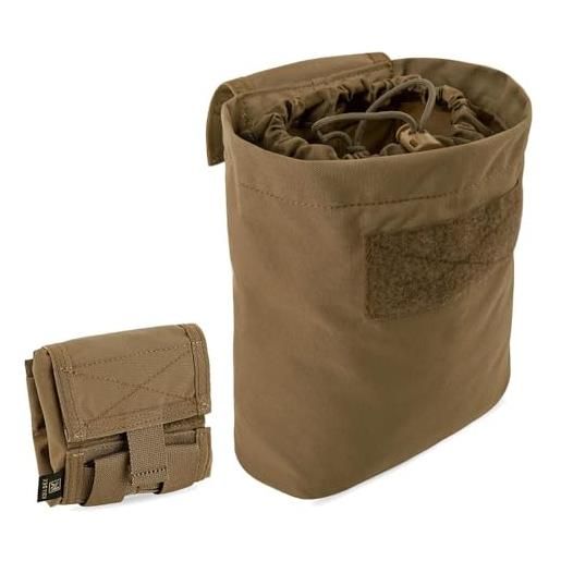 KRYDEX GEAR molle tattico marsupi, dump magazine pouch utility pouch bag pieghevole con coulisse per. All'aperto campeggio escursioni arrampicata (verde)