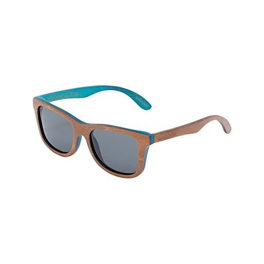 Copaiba occhiali da sole polarizzati - collezione california - modello unisex - protezione dai raggi ultravioletti - lenti con trattamento antiriflesso e antigraffio - fatti a mano