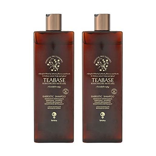 TECNA shampoo detergente professionale 1000 ml tecna the spa teabase aromatherapy energetic shampoo duo pack 2 x 500ml promozione spedizione gratuita