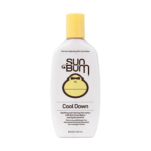 Sun Bum cool down lozione idratante dopo sole, uomo, sun lotion, 8 oz - after sun lotion, 8-ounce
