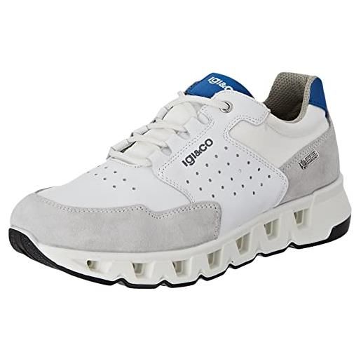 IGI&CO uomo silko gtx, scarpe con lacci, bianco (white), 40 eu