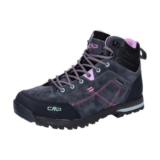 CMP alcor 2.0 mid wmn trekking shoes wp, scarpe da trekking donna, cenere-cristallo, 40 eu