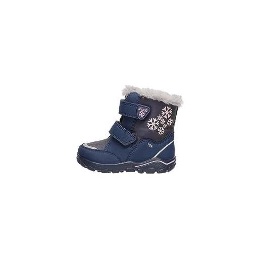 Lurchi kairi-sympatex, scarpe per chi inizia a camminare bimba 0-24, dk blue pink, 26 eu larga