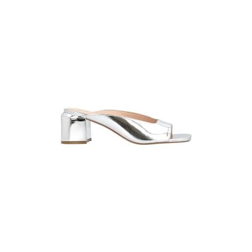 Pinko sandal mirror, donna, argento/platino, 39 eu