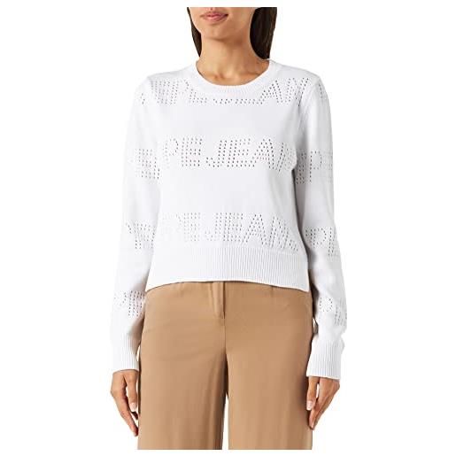 Pepe Jeans tierney, maglia maniche lunghe donna, rosso (studio red), s