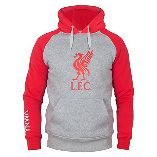 FC Liverpool lfc uomo felpa con cappuccio nero/rosso/bianco s 60% poliestere, 40% cotone regular