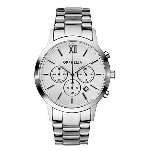Orphelia or55790018 - orologio da polso da uomo, cinturino in acciaio inox colore argento