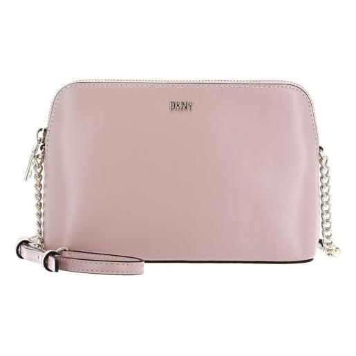 DKNY bryant park small leather dome crossbody bag, donna, lotus, einheitsgröße