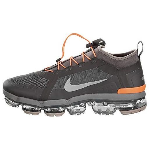 Nike air vapormax 2019 utility, scarpe da corsa da uomo, thunder grey/reflect silver/gunsmoke, 42.5 eu