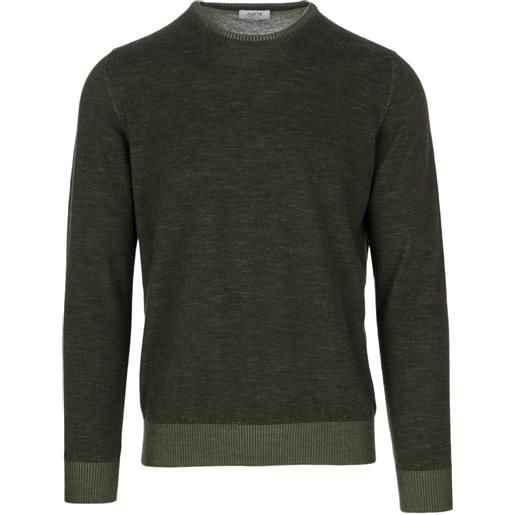 JURTA | maglione girocollo lana merino verde